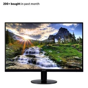 Acer 21.5" Ultra-thin Monitor - Black